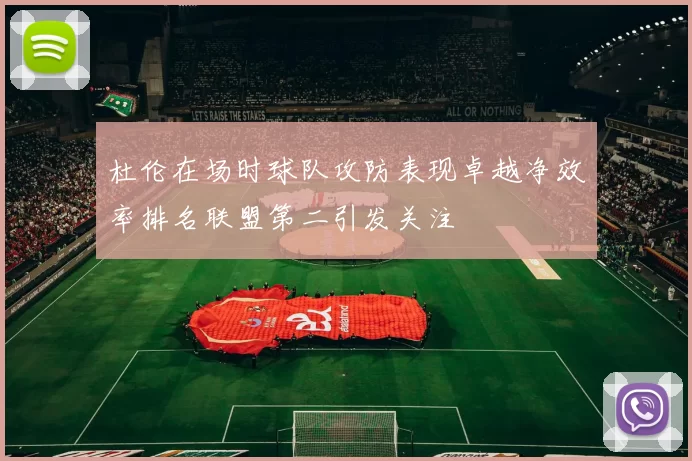 杜伦在场时球队攻防表现卓越净效率排名联盟第二引发关注